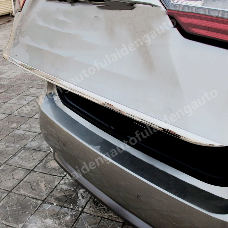 For Lexus RX350 RX450H- Rear Trunk Cover Molding Trim 304 Stainless Steel Tailgate Lid Trunk Trim car accessories