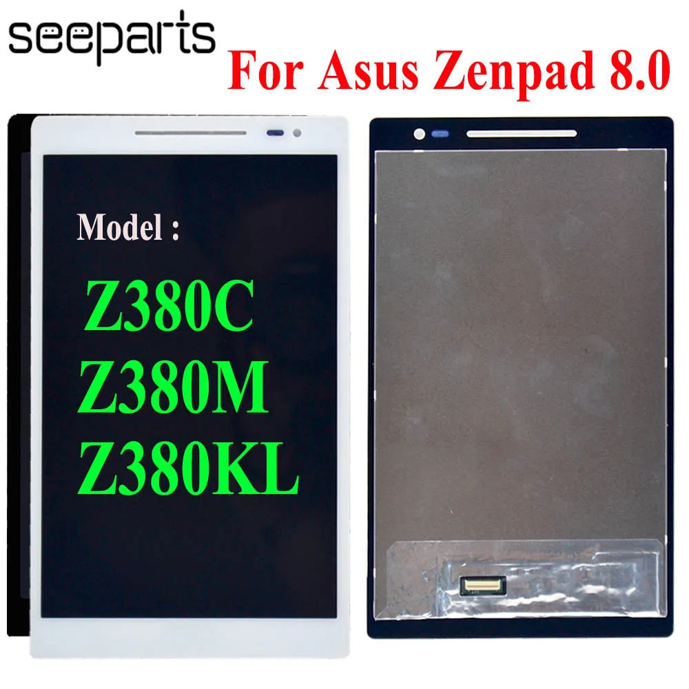 ASUS ZenPad Z380C Z380KL LCD Display Touch Screen Digitizer Assembly Black