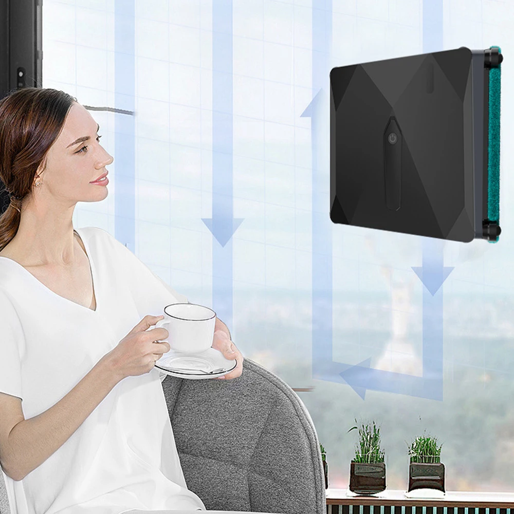 Window Cleaning Robot Electric Water Spray Window Cleaner Smart Auto Glass Tile Wall