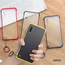 Frameless Transparent Matte Hard Phone Case For Samsung A70 A50 A30 A20 A60 A80 Case A70 A50 A30 A20 A60 A80 With Ring Lanyard Frameless Transparent Matte Hard Phone Case For Samsung A70 A50 A30 A20 A60 A80 Case A70 A50 A30 A20 A60 A80 With Ring Lanyard