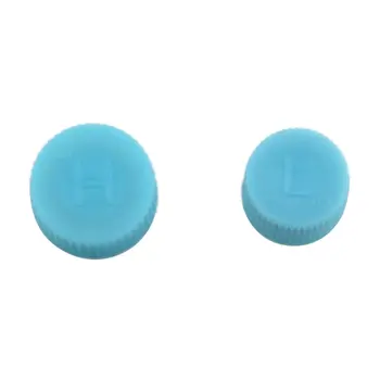 

2PCS/SET Car Air Conditioner Refrigerant Dust Cover Valve Core Caps High and Low Side Port Cap Auto Caps Accessories