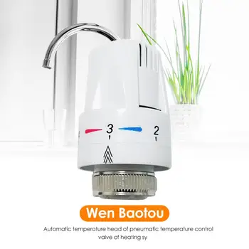 

Automatic Valve Caps Thermostatic Radiator Pneumatic Temperature Control Valve ABS Floor Heating System Remote Controller