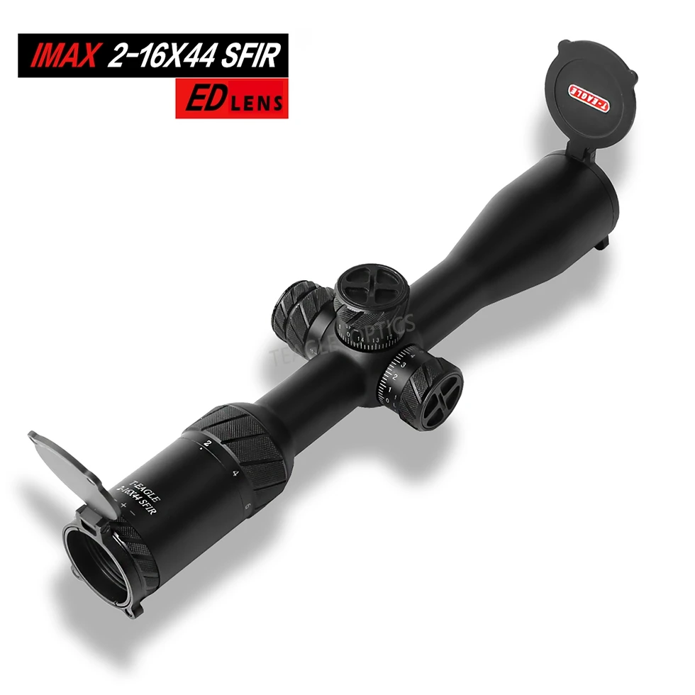 TEAGLE IMAX 2-16X44 SFIR вторая фокальная плоскость тактическая Оптика прицел стрельба и охота прицел с подсветкой для P