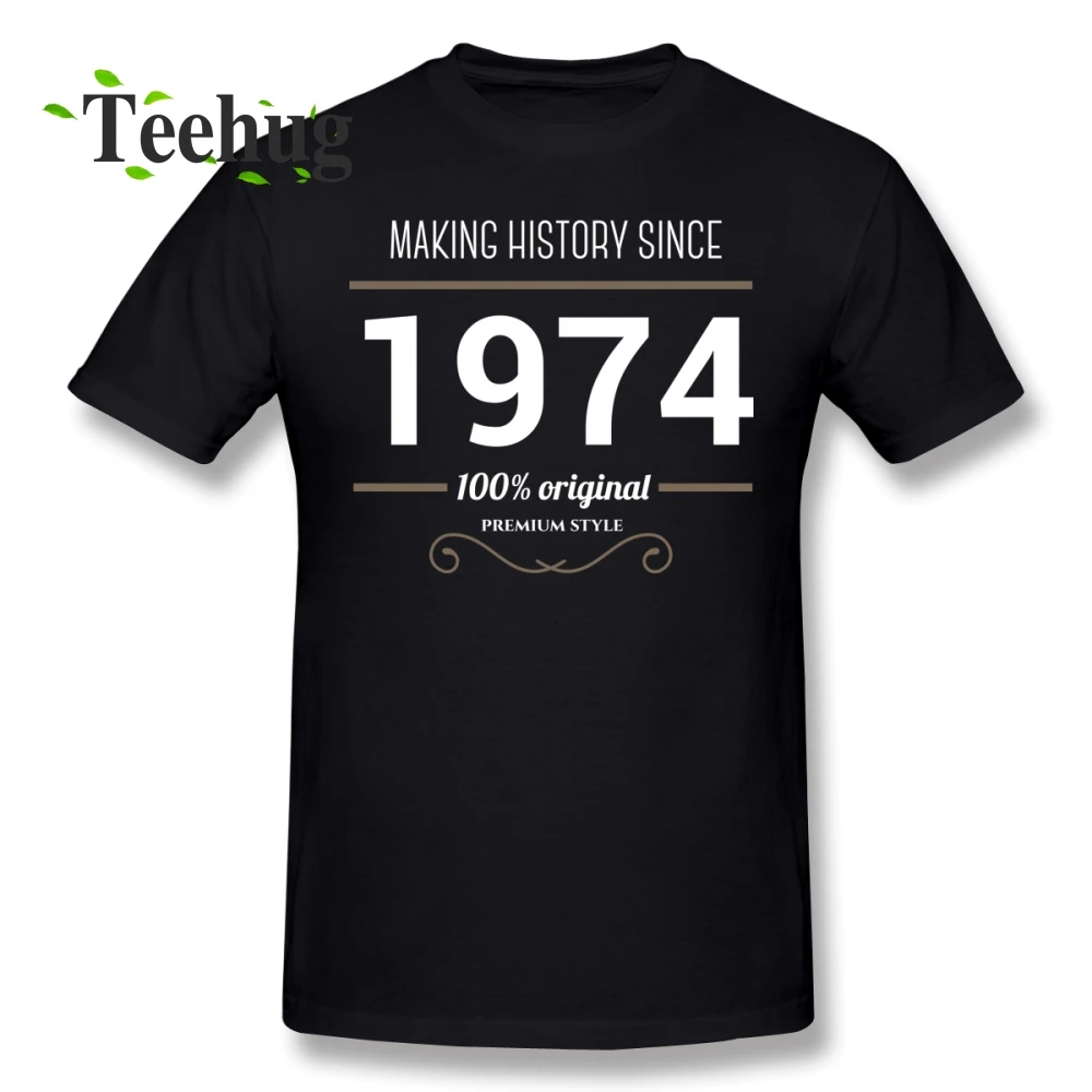 

Vintage Making History since 1974 T Shirt Men 44th Birthday Gift T Shirt For Man Father