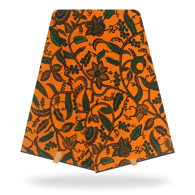 Нигерийский Анкара Голландский Настоящий блок воск хлопок Африканский Воск Принты Ткань 6 ярдов H191113