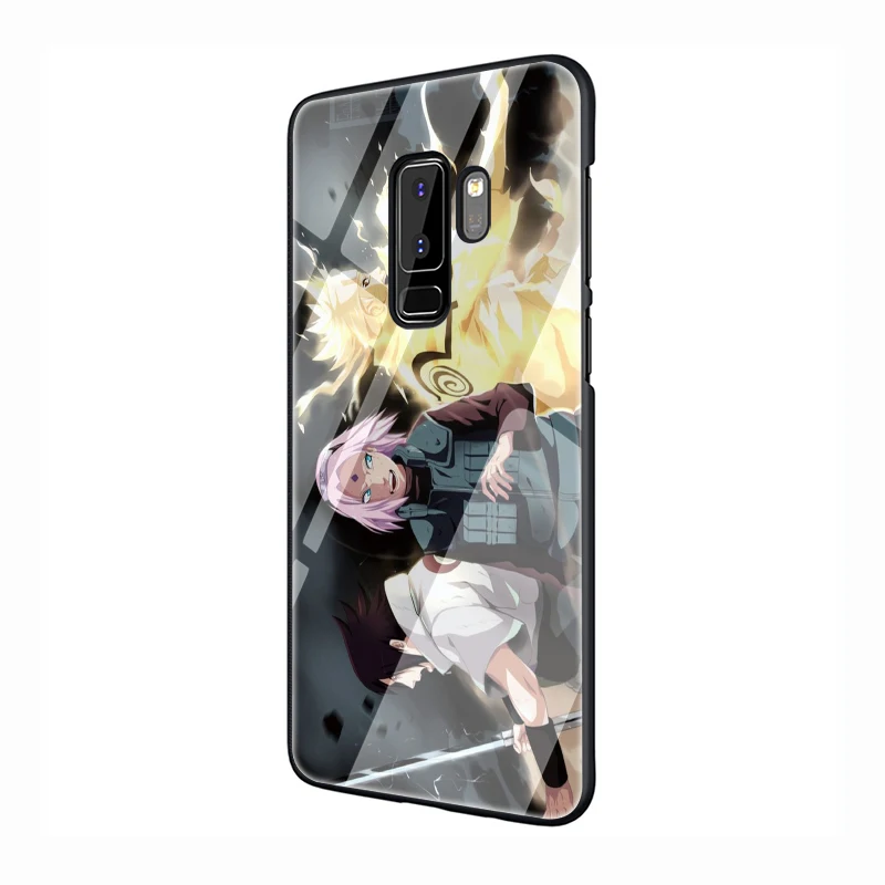 Японское аниме Наруто закаленное стекло чехол для телефона samsung S7 Edge S8 S9 S10 Note 8 9 10 plus - Цвет: G18