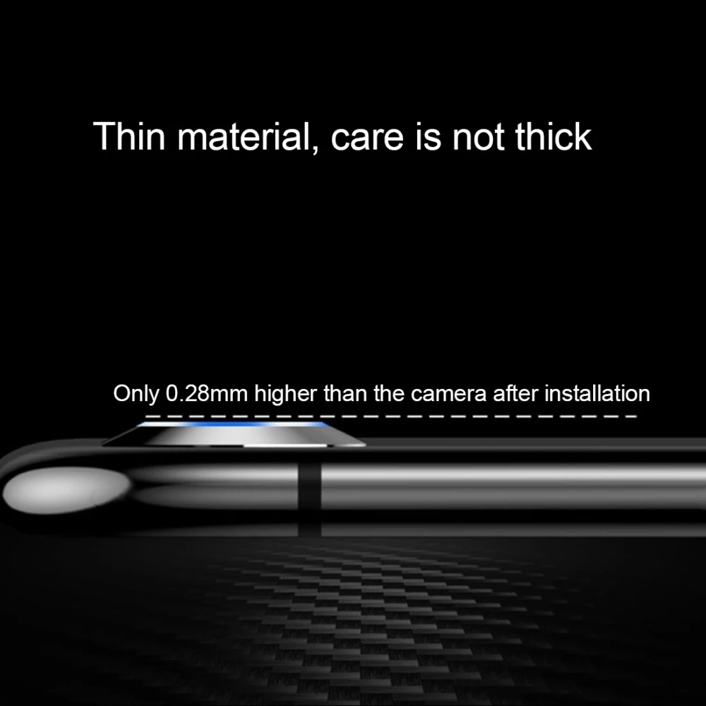 TOTU закаленное стекло объектив камеры защитная пленка Набор для iPhone 8 и 7 0,28 HD