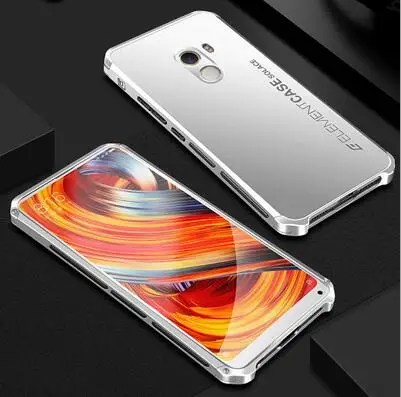 All Sliver Металлический корпус для телефона для Xiaomi mi Mix 2 тонкий жесткий чехол Alu mi nium Hybrid PC Shell для Xiaomi mi x2 чехол Funda - Цвет: All Sliver