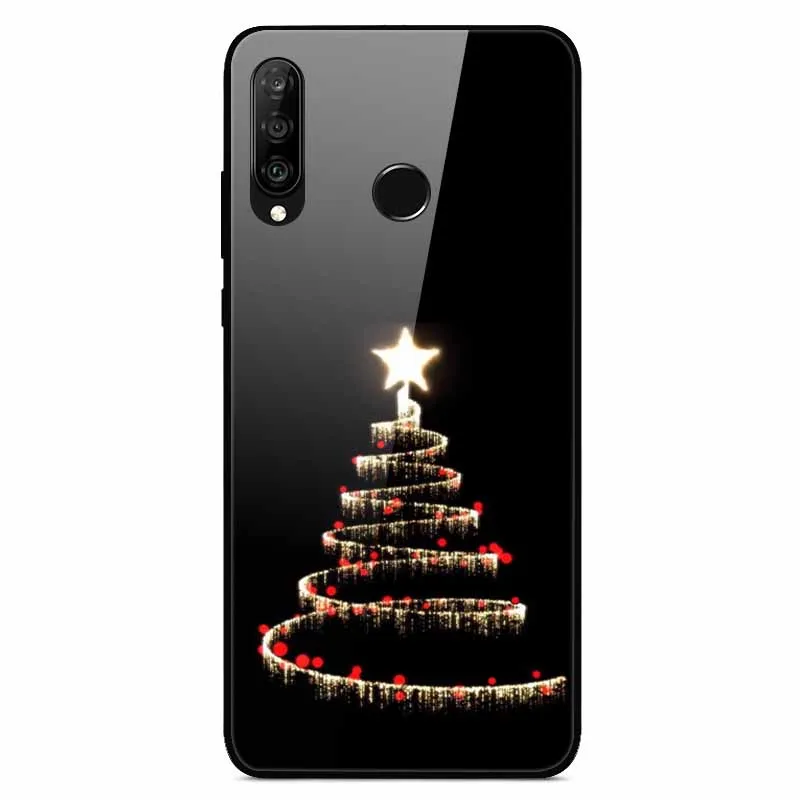 20 Рождественский чехол для huawei honor 20S 10i, закаленное стекло, жесткий чехол для телефона honor 20 Pro, чехол 20Pro, чехол для honor 10 lite - Цвет: 20