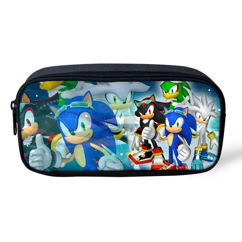 Sonic The Hedgehog, Студенческая сумка-карандаш для девочек и мальчиков-подростков, коробка для ручек и карандашей, детские школьные принадлежности, канцелярские принадлежности, коробка для хранения - Цвет: CDGX2083K