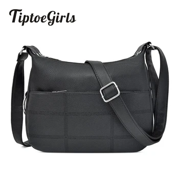 

Tiptoegirls Thread Winter Woman Shoulder Bag Quality Leather Woman Bag New Arrival Retro Ladies Bag Popular Trend Messenger Bags