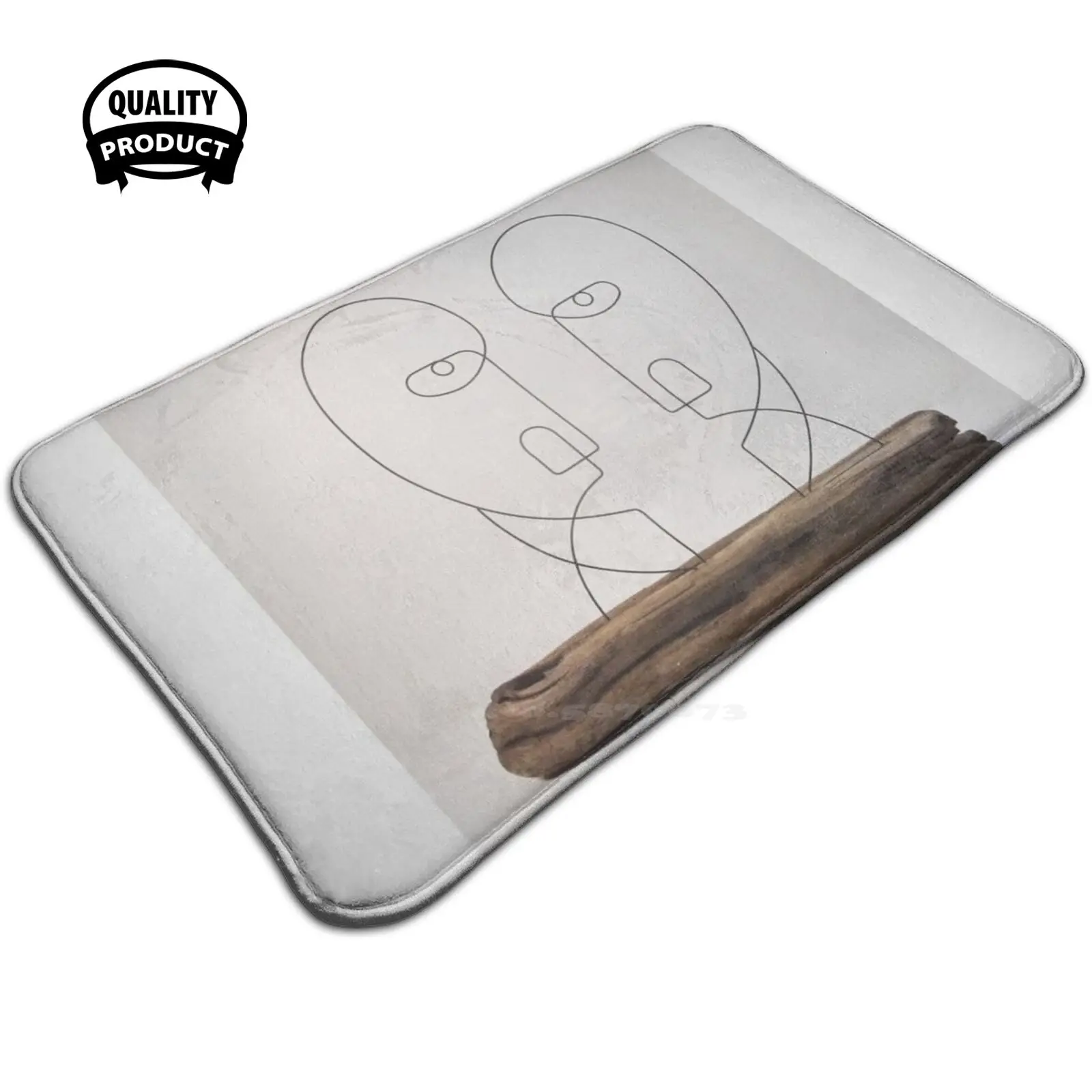 Division Bell Driftwood Scultura Di Arte E Imperfezioni. Soft House Family Tappetino Antiscivolo Tappeto Division Bell Driftwood