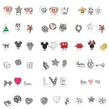 

PDB 05 Silver 925 FLOATING LOCKET Small Charm Stored Infinite Small Charm Combination Series Double Heart Unlimited Series