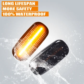 

Flowing Mirror Indicator Blinker Dynamic LED Turn Signal Side Marker Light For Audi A3 S3 8P A4 S4 RS4 B6 B7 B8 A6 S6 RS6 C5 C7