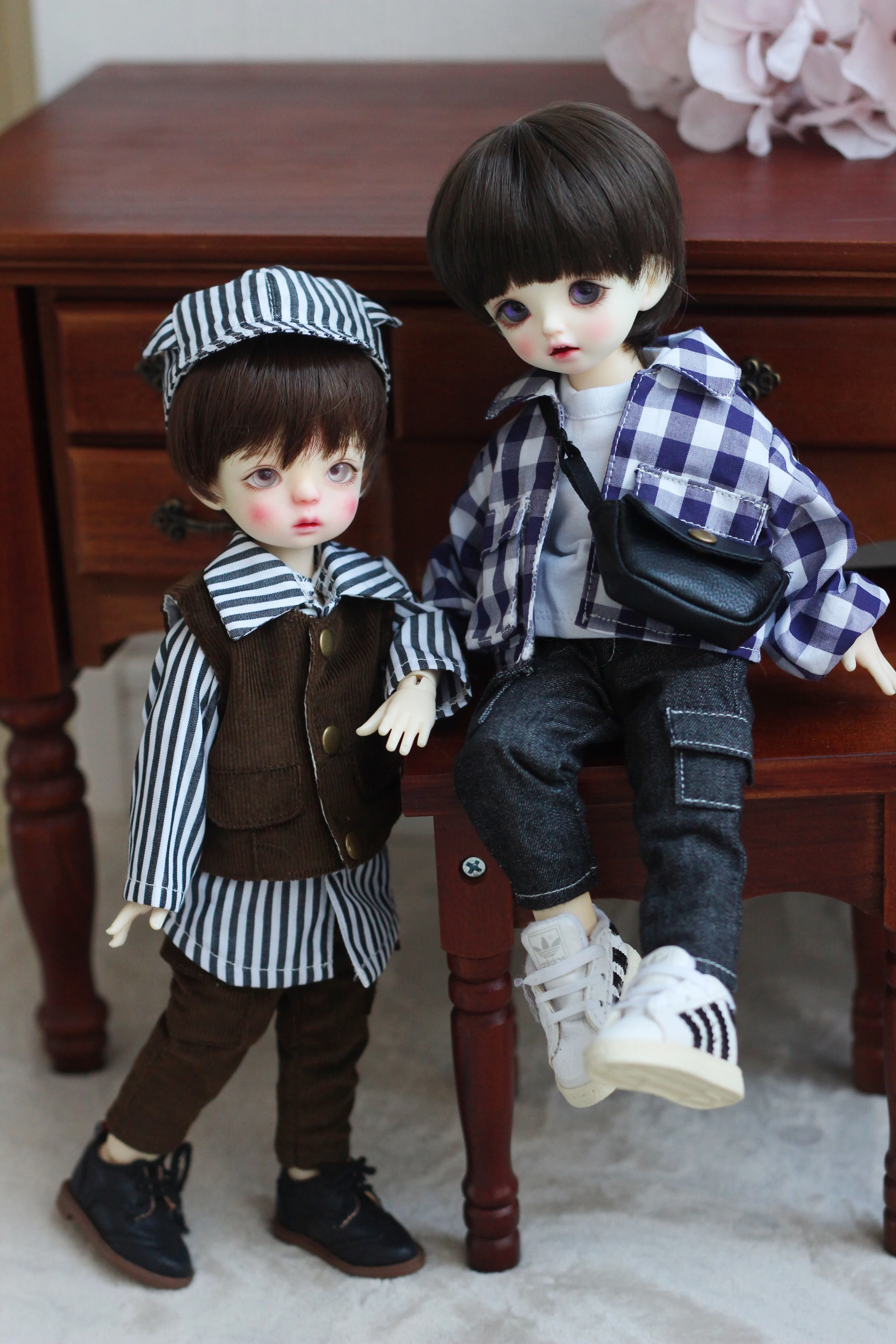 BJD одежда костюм 6 очков BJD YOSD кукла платье рубашка комбинезоны ma3 jia3 кошачьи уши подростков ежедневно