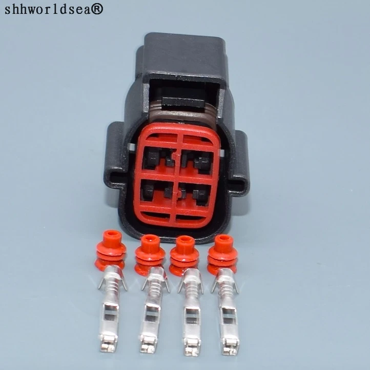 

shhworldsea 4pin 1.5mm female E-3938 WPT-182(Tin) 1U2Z-14S411-AUA 4 Pin Female Connector for FORD