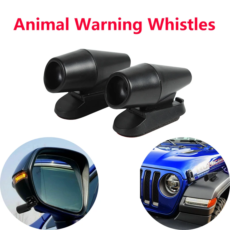 

2Pcs Bell Automotive Silver Ultrasonic Animal Warning Whistles Deer Car Animal / Deer Warning Whistles Auto Safety Alert Device