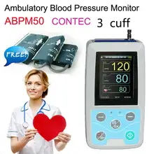 

Contec abpm50 24-hour ambulatory blood pressure monitor electronic sphygmomanometer includes cuff and optional cuff