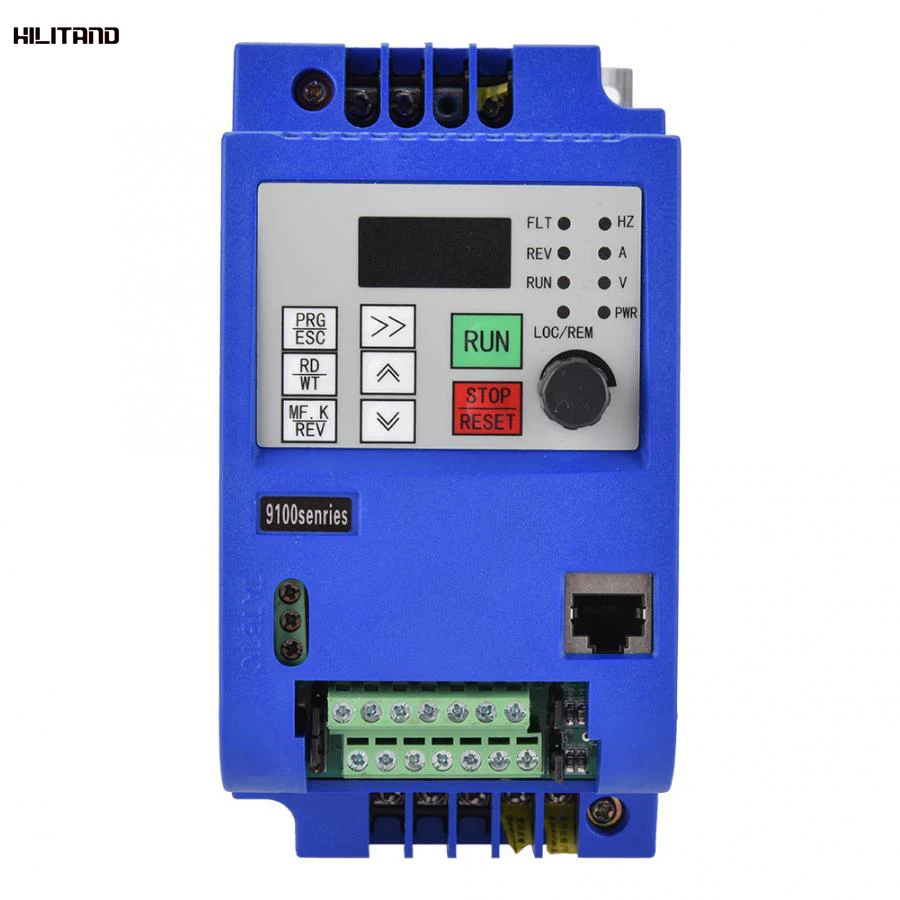 

Single Phase to 3 Phase Motor Drive VFD Frequency Pace Controller AC220V 2.2KW High Quality