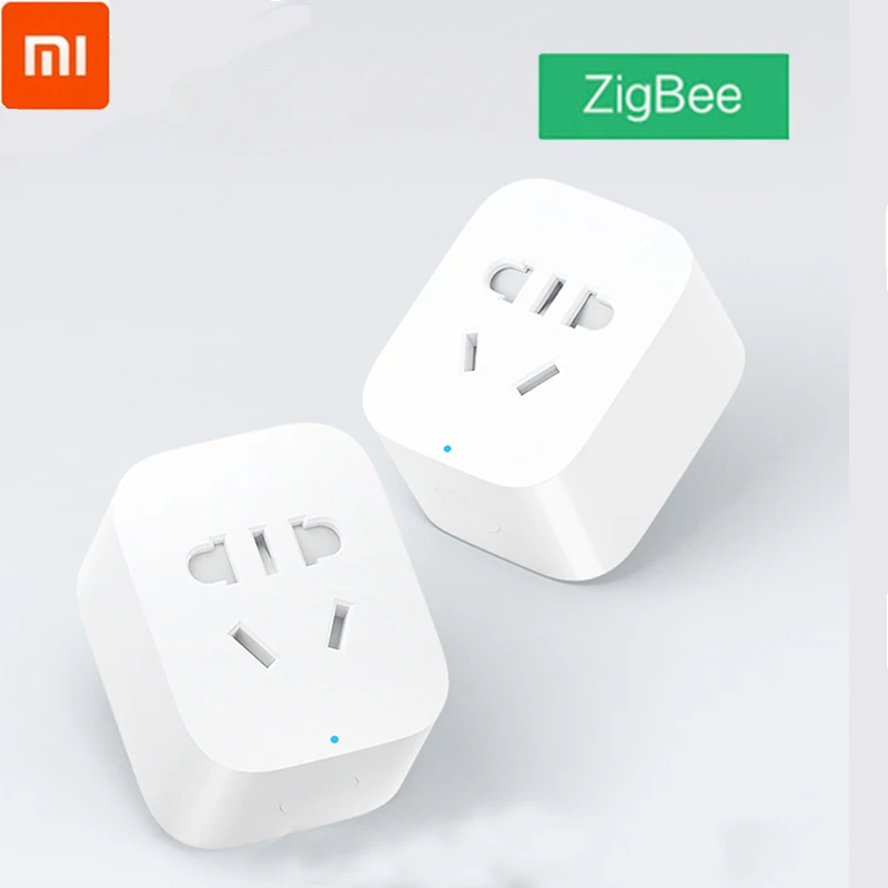 Xiaomi MIJIA умная беспроводная wifi розетка ZigBee версия Улучшенный пульт дистанционного управления переключатель времени подсчет мощности поддержка шлюза - Цвет: Original AU plug