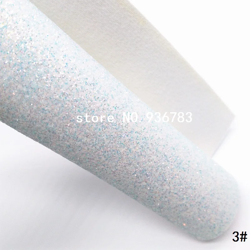 MQ007B 30X134cm Stars Glitter Fabric Fine Glitter Leather for making bows shoes handbags and wallpaper Decoration - Цвет: 3