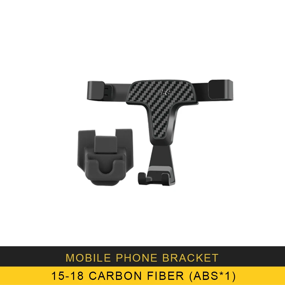 15-18 carbon fiber Для Mercedes Benz C Class W205- Автомобильный держатель для телефона с вентиляционным отверстием - Название цвета: 15-18 carbon fiber