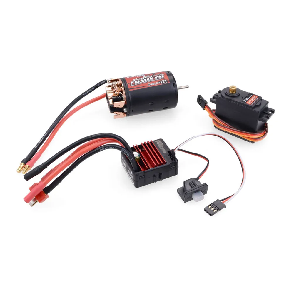 SCX10 1/10 4WD CNC полностью металлическая рама из углеродного волокна RC для машины+ 540 мотор+ 60A водонепроницаемый ESC+ M1500 сервопривод игрушки для улицы