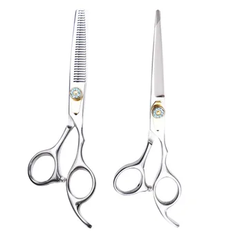 

2pcs Stainless Steel Haircut Hairdressing Scissors Shears for Barbershop Home