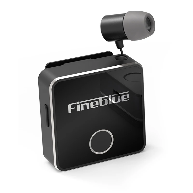 Fineblue F1 bluetooth 5,0 алюминиевый сплав Вибрация вызова с микрофоном Bluetooth наушник беспроводной клип на наушники Bluetooth гарнитура