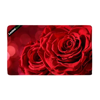 

Red Rose Flower Entrance Doormat Indoor Welcome Door Mats 23.6 x 15.7 inch, Floral Flowers Entry Way Doormats Floor Mats Bath Ma