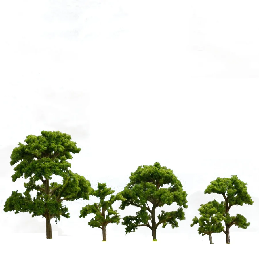 200pcs/lot 4cm Hotsale 2018 New N Z Scale Miniature Architectural Model Green Tree For Ho Train Layout Modelbouw Scene | Игрушки и хобби