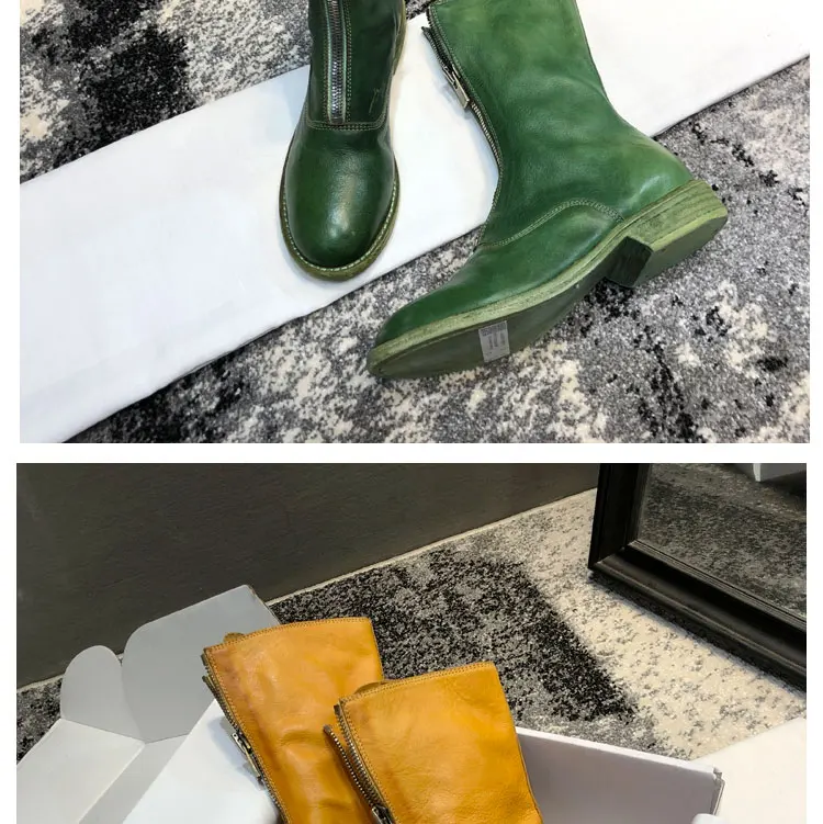 Ботинки guidi из конской кожи ботинки «Призрак императора» 310 г. Женские ботинки с перевернутым носком сетчатые красные тонкие полусапожки pl2 передняя молния ботинки на шнуровке b