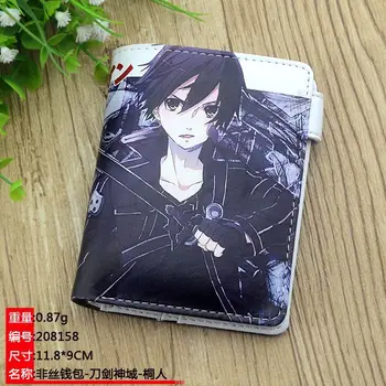 

Anime Sword Art Online Kirito Short Wallet Yuuki Asuna Coin Pocket