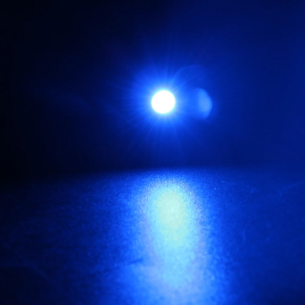 10 шт./лот 3 Вт 12 В T6.5 5050 1 SMD Led инструмент кластерный светильник автомобильная лампа внутренняя световая приборная панель лампа белый янтарь зеленый синий красный