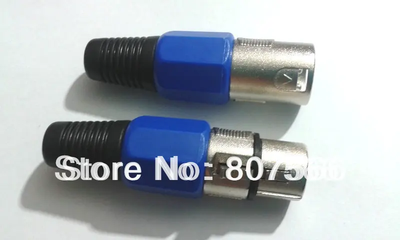 1000 набор серия XLR 3 Pin Male+ Female Аудио Разъемы для микрофона