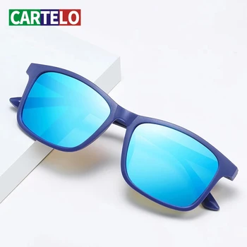

CARTELO Goggles Women Fashion UV400 Driving Eyewear NEW Square Sunglasses Men Polarized Sun Glasses Retro Vintage