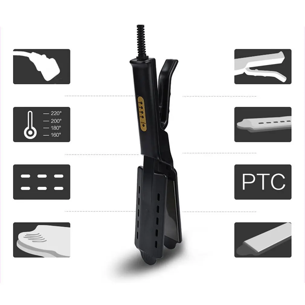 Four-Speed Thermostat Straight Hair Splint Liuhai Hairdressing Tool Straight Clip Does Not Hurt Hair Straightener