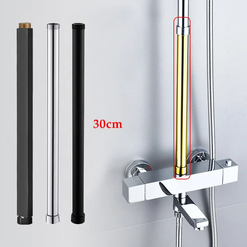 Shower Extension Pipe Square Bathroom Shower arm high quality Stainless