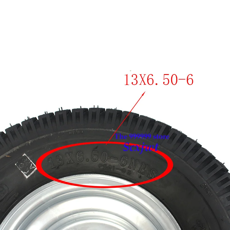 Горячая хорошая репутация картинг детская коляска ATV UTV 13X6. 50-6 дюймов колеса 13*6,50-6 шины с ступицей