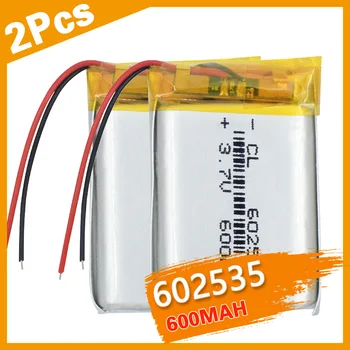 

3.7 V Supply lithium battery lithium polymer Rechargeable battery 602535 600 mah For MP3 MP4 MP5 GPS PSP MID Bluetooth Headset