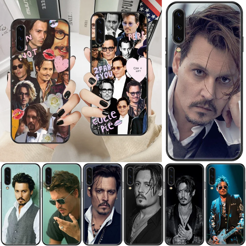 Чехол для телефона с изображением актера Джонни Depp черный чехол Samsung Galaxy A 3 5 7 8 10 20