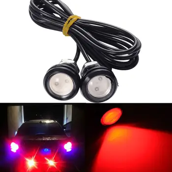 

2pcs 18 MM Car Eagle Eye Led Daytime Running Lights 12V Reversing LED Lights Car Parking Lights Car DRL Style