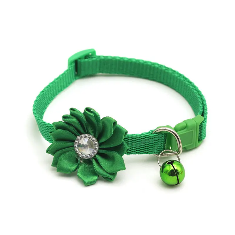 Pet Dog Collar Bell Flower Necklace Collar For Small Dog Puppy Buckle Cat Collar with Bell Flower Pet Supplies Dog Accessories Pet Dog Collar Bell Flower Necklace Collar For Small Dog Puppy Buckle Cat Collar with Bell Flower Pet Supplies Dog Accessories