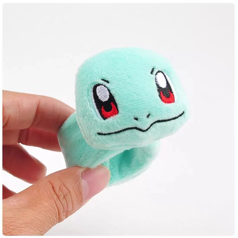 POKEMON toys cute plush dolls Pikachu Squirtle Charmander Bulbasaur action pkm figures wristband for child Christmas gifts 21CM