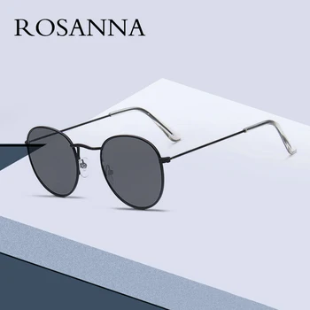 

ROSANNA Protective Sunglasses Women Brand Designer Mirror Retro Sun Glasses for Lady Luxury Vintage Sun Glasses Black Eyewear