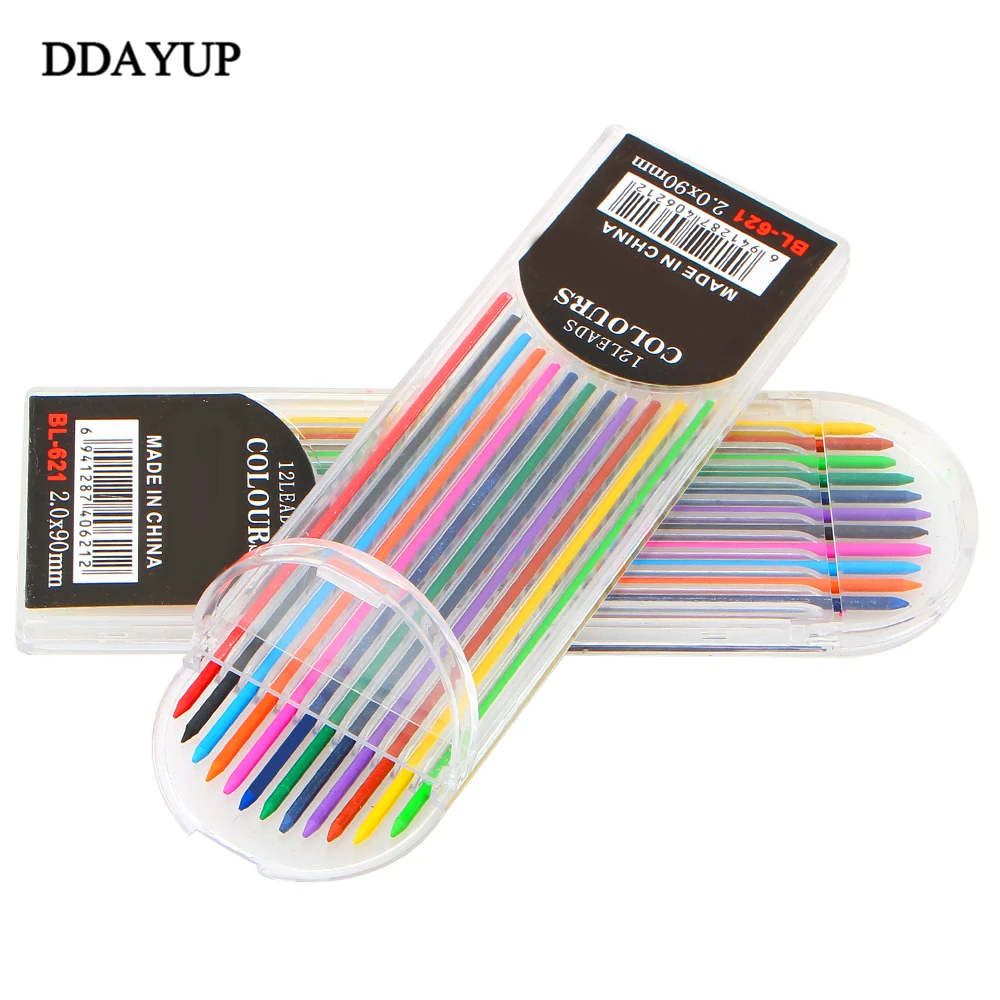

Pastel Lead 2.0mm automatic Pencil lead Automatic pencil refill Draw sketch office School Writing Supplies Stationery
