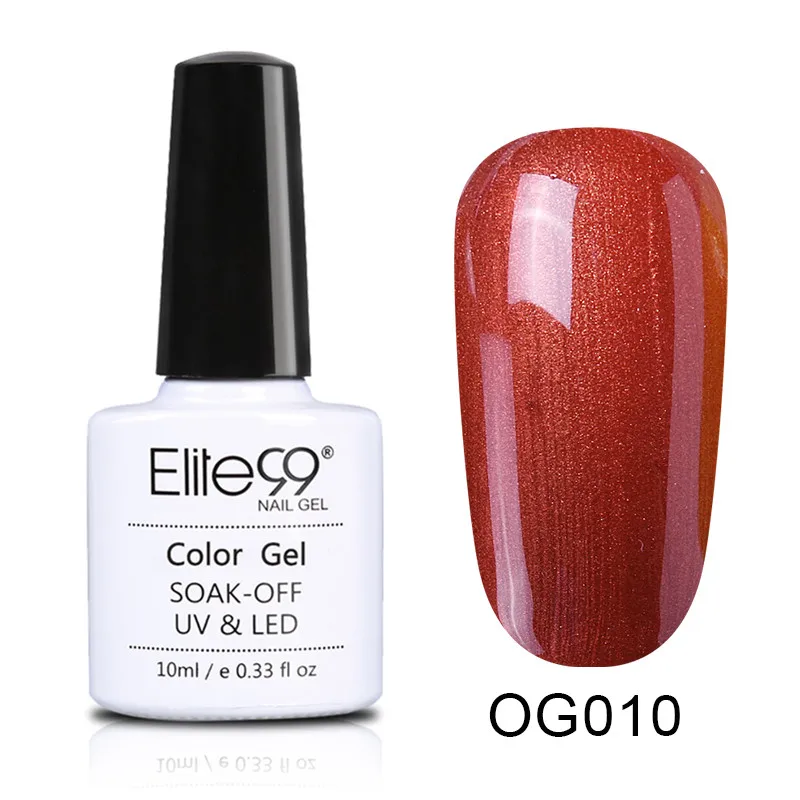 OG010 Elite99 Гель-лак для ногтей гибрид лак для ногтей лак! полупостоянная гель uv Vernis Цвет все для маникюр гель лак Топ базовый праймер - Цвет: OG010