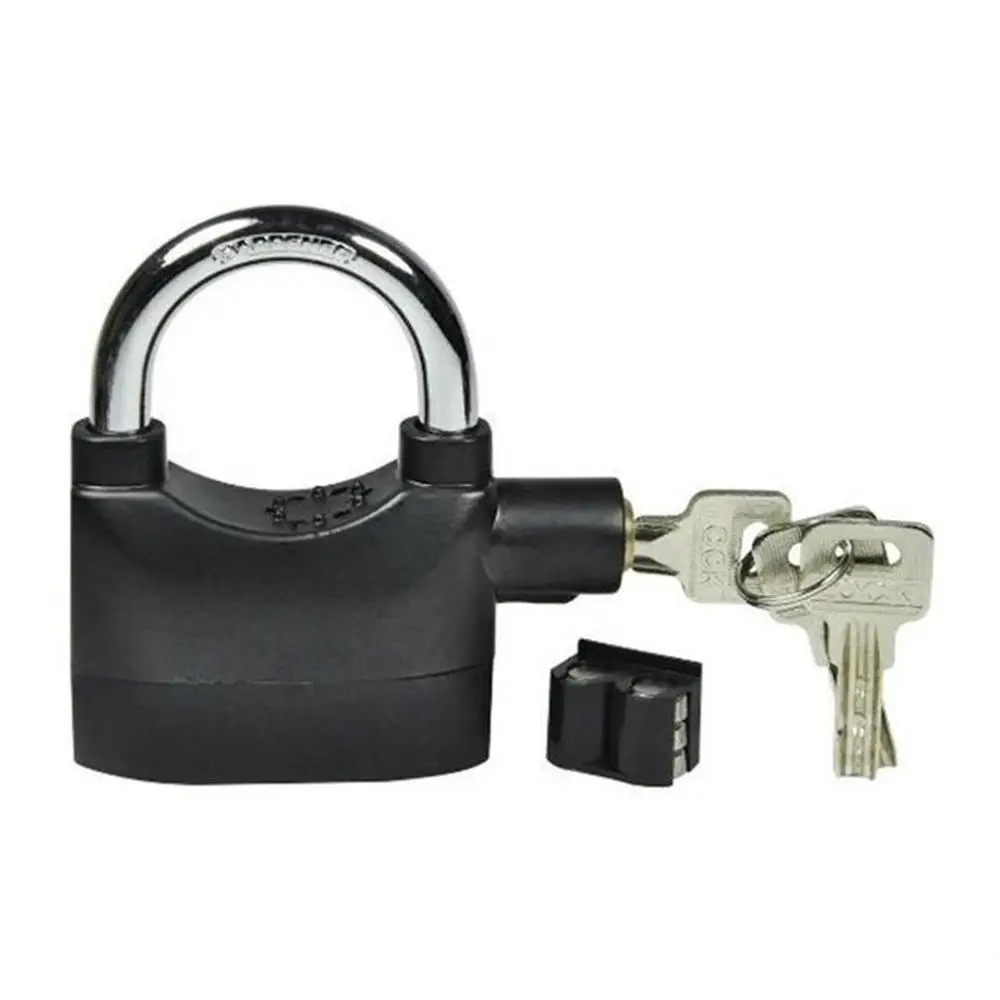 

Bike Security U Lock Zinc alloy Waterproof Siren Alarm Padlock Alarm Lock for Motorcycle Bicycle 1 Piece