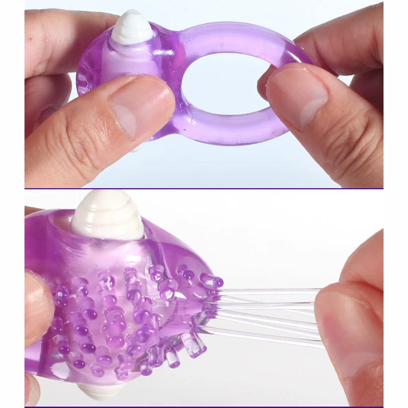 Кольцо вибратор на пенис секс игрушки для мужчин Задержка эякуляции расширитель