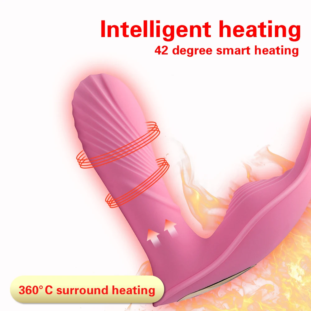 8 Speed Heating Vibrating Panties Wireless Remote Vaginal Clit Sucking Stimulation Butterfly Vibrators Adult Sex Toys For Women (14)